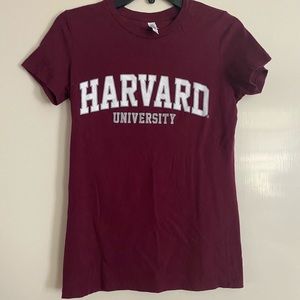 Maroon Harvard women’s tshirt